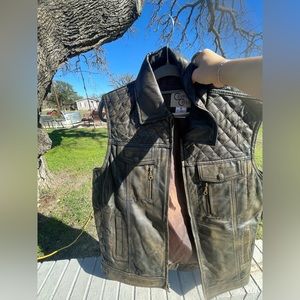 Men’s Cripple Creek Leather Vest